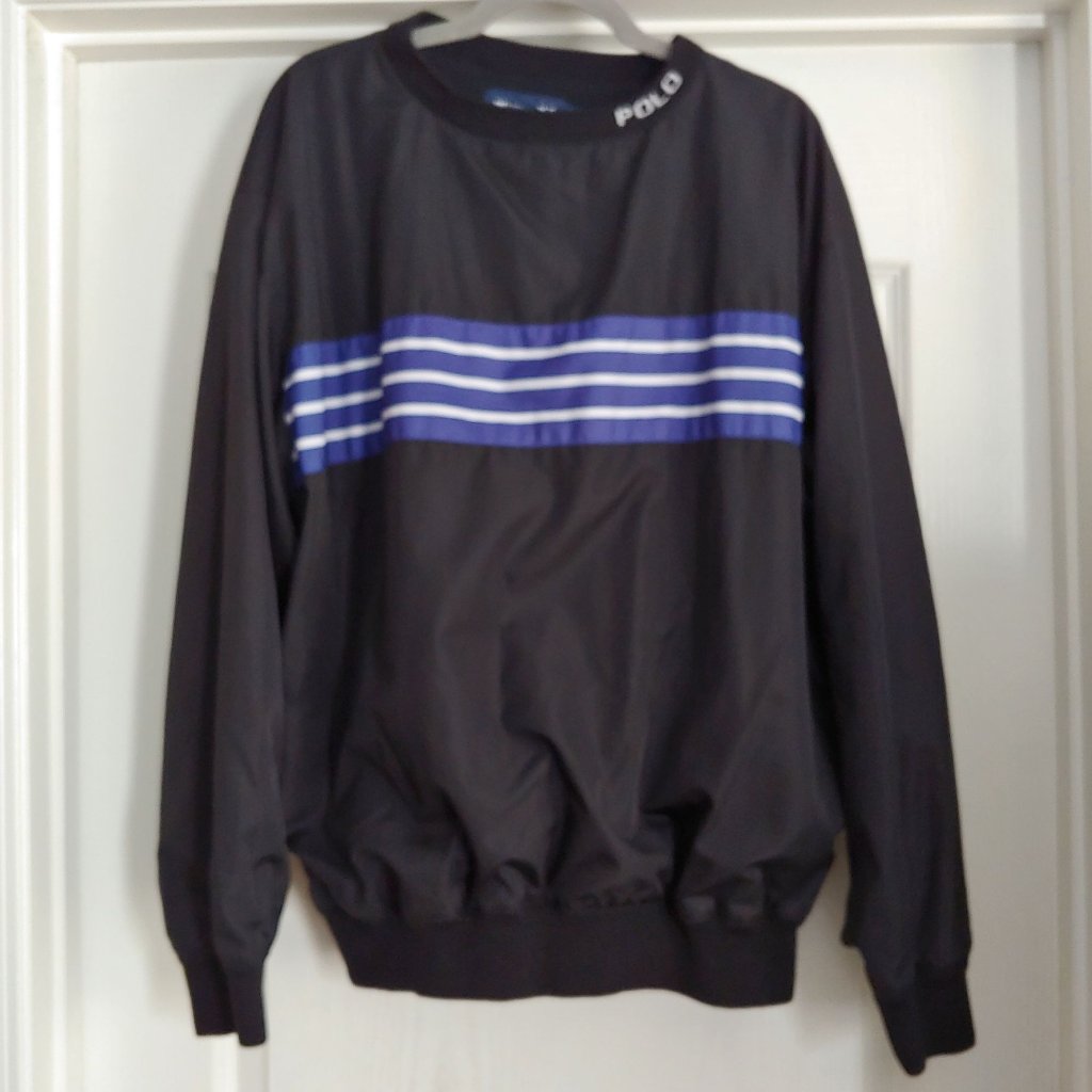 Polo Ralph Lauren Mens Pullover Golf Pullover Windbreaker Logo L